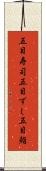 五目寿司 Scroll