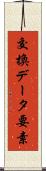交換データ要素 Scroll