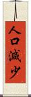 人口減少 Scroll