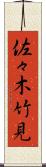佐々木竹見 Scroll