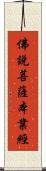 佛說菩薩本業經 Scroll