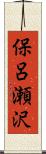 保呂瀬沢 Scroll