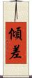 傾差 Scroll