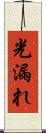 光漏れ Scroll