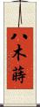八木蒔 Scroll