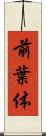 前葉体 Scroll