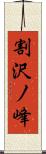 割沢ノ峰 Scroll