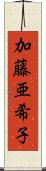 加藤亜希子 Scroll