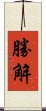 勝解 Scroll