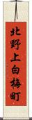 北野上白梅町 Scroll