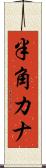 半角カナ Scroll