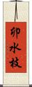 卯水枝 Scroll