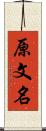 原文名 Scroll