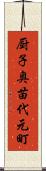 厨子奥苗代元町 Scroll