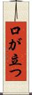 口が立つ Scroll