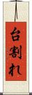 台割れ Scroll