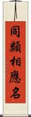 同類相應名 Scroll