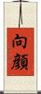 向顔 Scroll