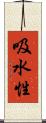 吸水性 Scroll