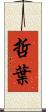 哲葉 Scroll