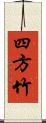 四方竹 Scroll