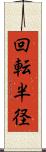 回転半径 Scroll