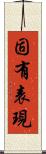 固有表現 Scroll