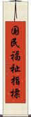 国民福祉指標 Scroll