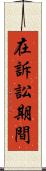 在訴訟期間 Scroll