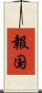 報国 Scroll
