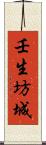 壬生坊城 Scroll