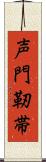 声門靭帯 Scroll