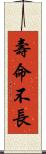 壽命不長 Scroll
