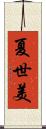 夏世美 Scroll