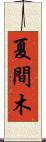 夏間木 Scroll