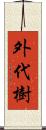 外代樹 Scroll