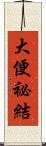 大便祕結 Scroll