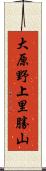 大原野上里勝山 Scroll