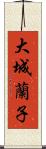 大城蘭子 Scroll