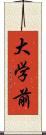 大学前 Scroll