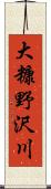 大糠野沢川 Scroll