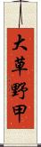 大草野甲 Scroll