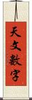 天文數字 Scroll