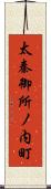 太秦御所ノ内町 Scroll