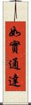 如實通達 Scroll