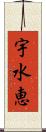 宇水恵 Scroll