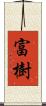 富樹 Scroll