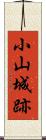 小山城跡 Scroll