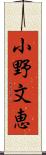 小野文恵 Scroll