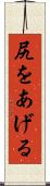 尻をあげる Scroll